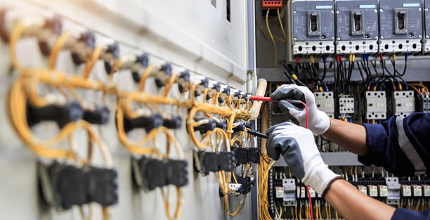 Professional Electrician technician working in Lexington city County, VA